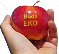 Jabłka z LOGO